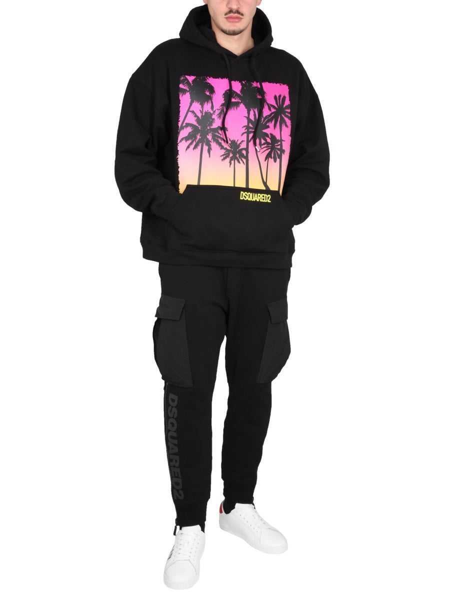 Dsquared Men Sunrise Print Sweatshirt DSQUARED2