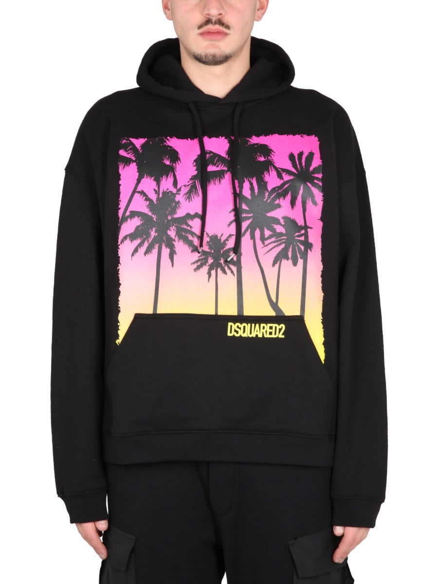 Dsquared Men Sunrise Print Sweatshirt DSQUARED2
