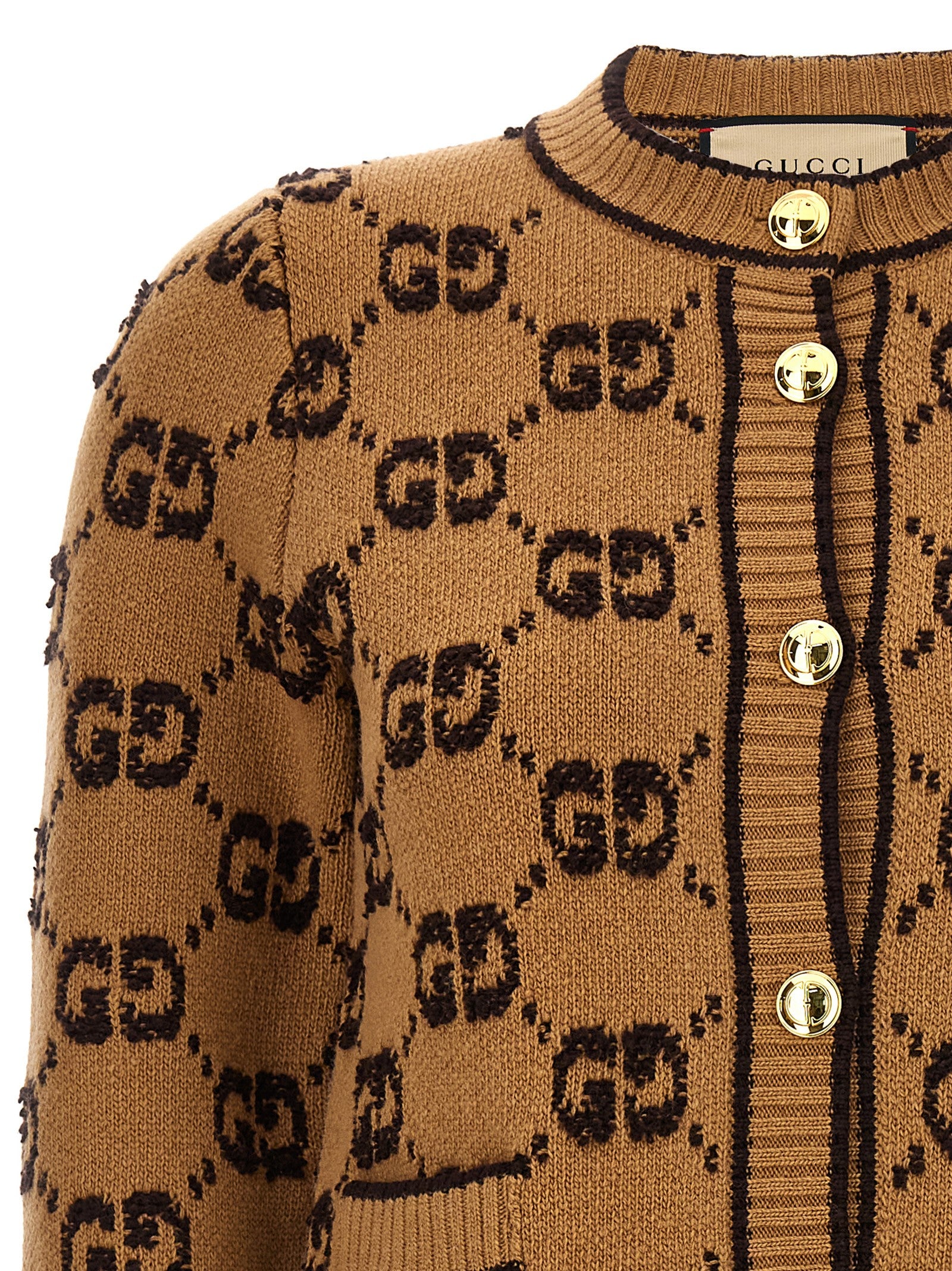 Gucci Women Gg Tweed Bouclè Cardigan GUCCI
