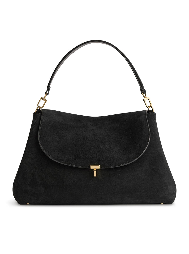 Toteme Women T-Lock Suede Bag TOTEME
