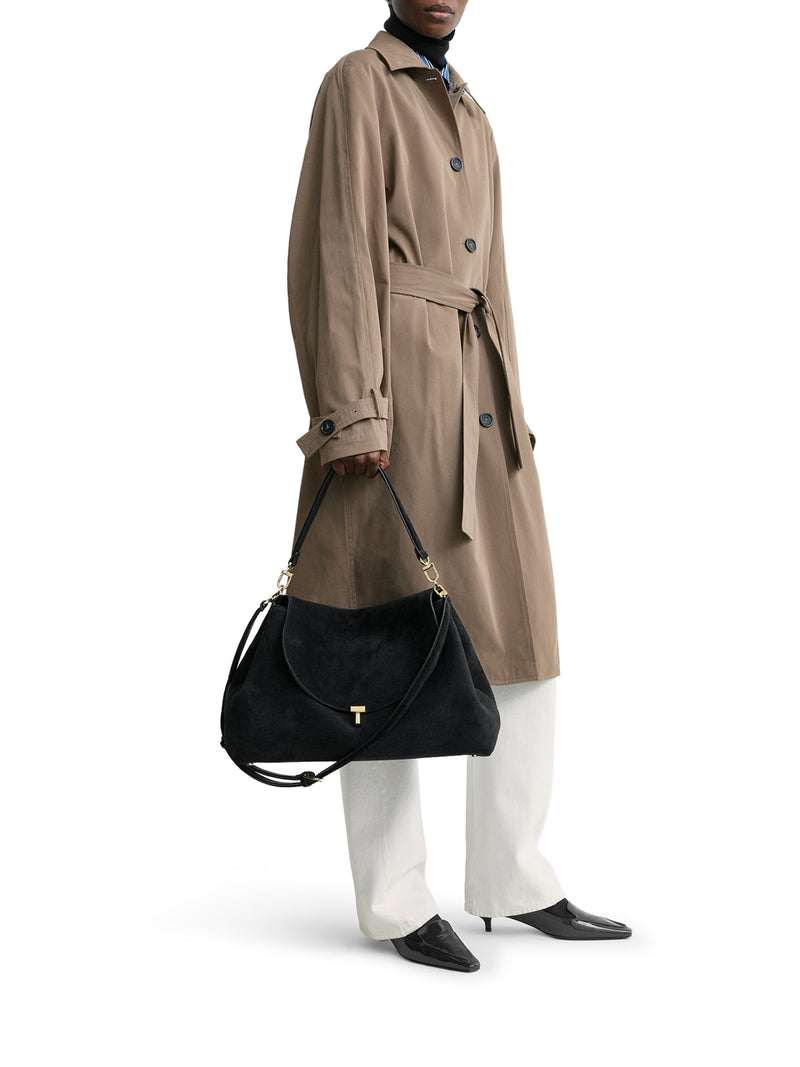 Toteme Women T-Lock Suede Bag TOTEME