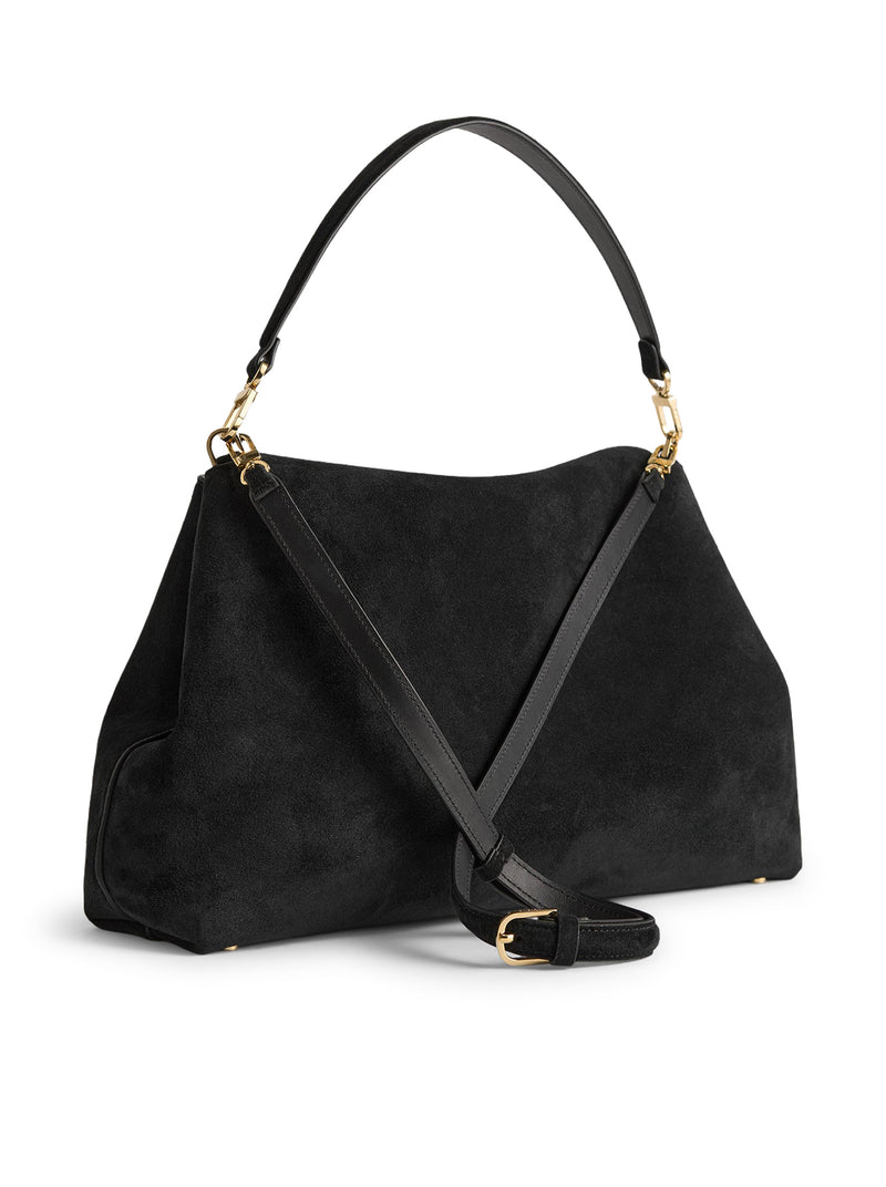 Toteme Women T-Lock Suede Bag TOTEME