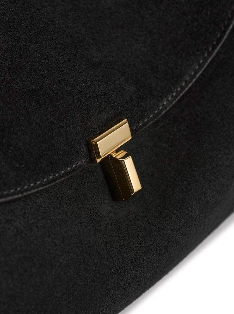 Toteme Women T-Lock Suede Bag TOTEME
