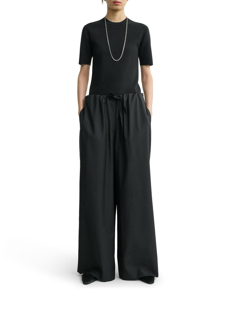 Toteme Women Wool Trousers With Drawstring TOTEME