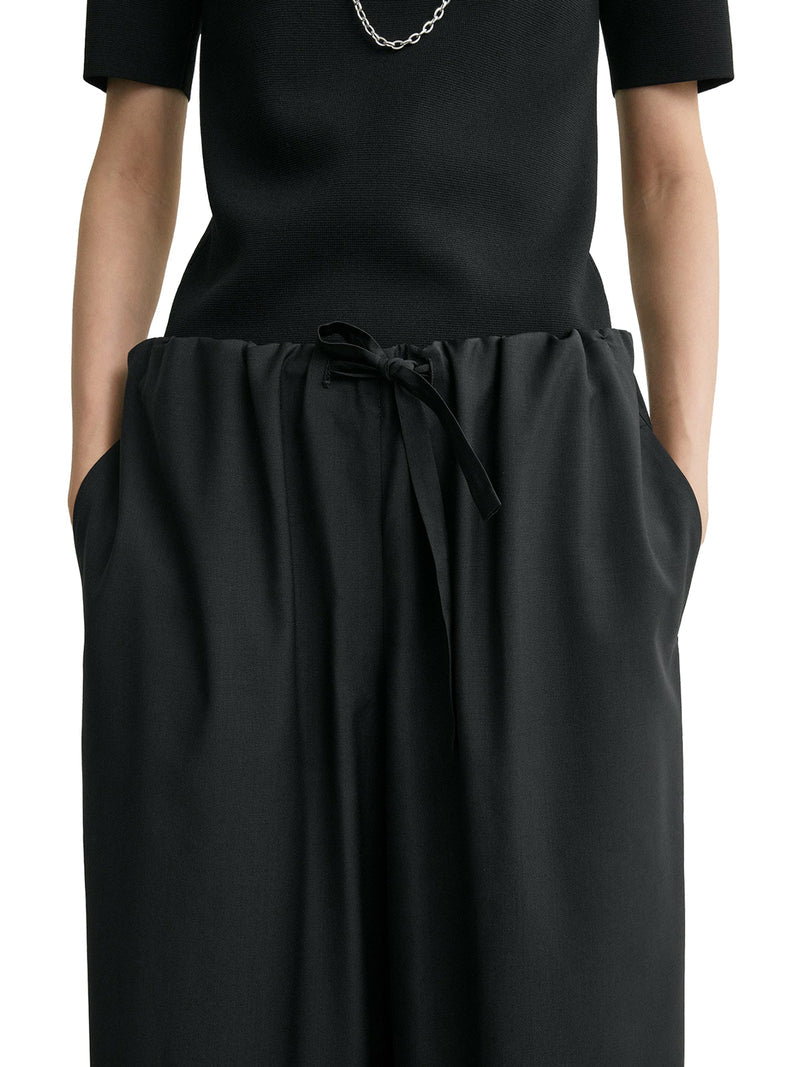 Toteme Women Wool Trousers With Drawstring TOTEME