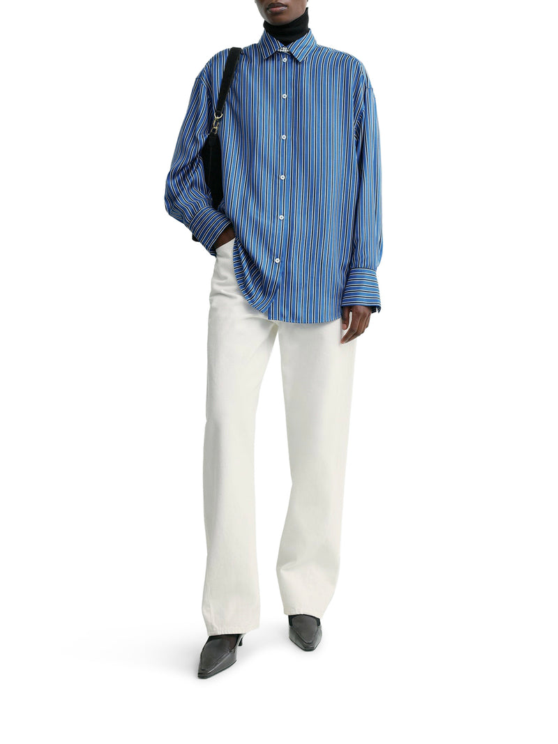 Toteme Women Oversized Striped Shirt TOTEME