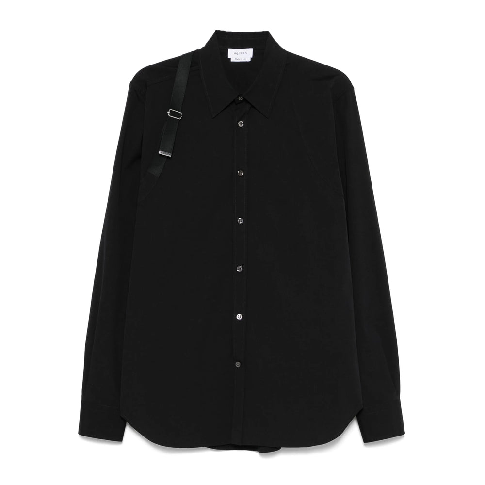Alexander Mcqueen Black Shirts Men ALEXANDER MCQUEEN