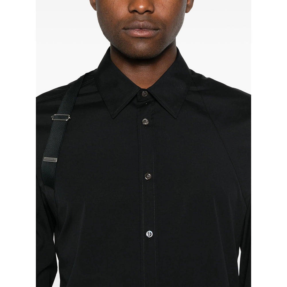 Alexander Mcqueen Black Shirts Men ALEXANDER MCQUEEN