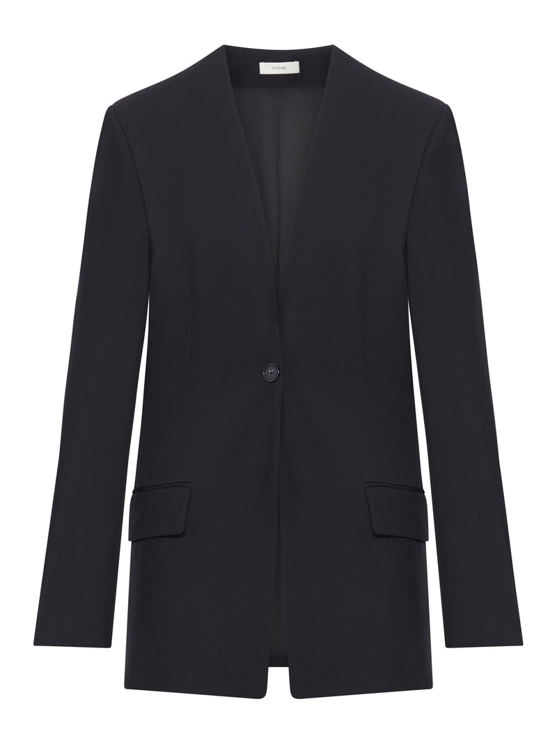 Toteme Women Single-Breasted Wool Blend Blazer TOTEME