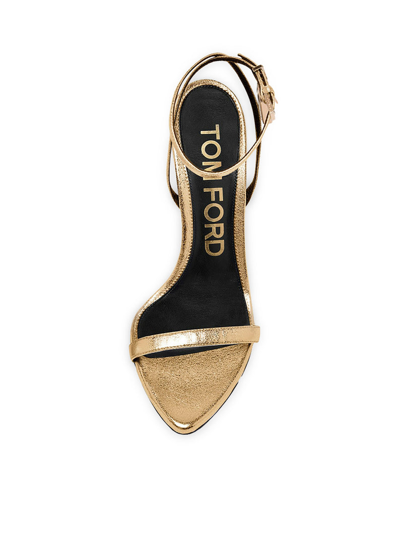 Tom Ford Women Golden Patent Leather Stiletto High Heel Pumps TOM FORD