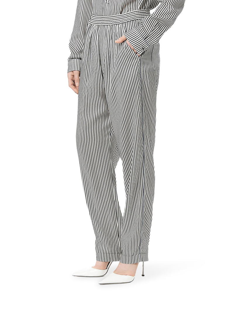 Tom Ford Women Striped Silk Trousers TOM FORD