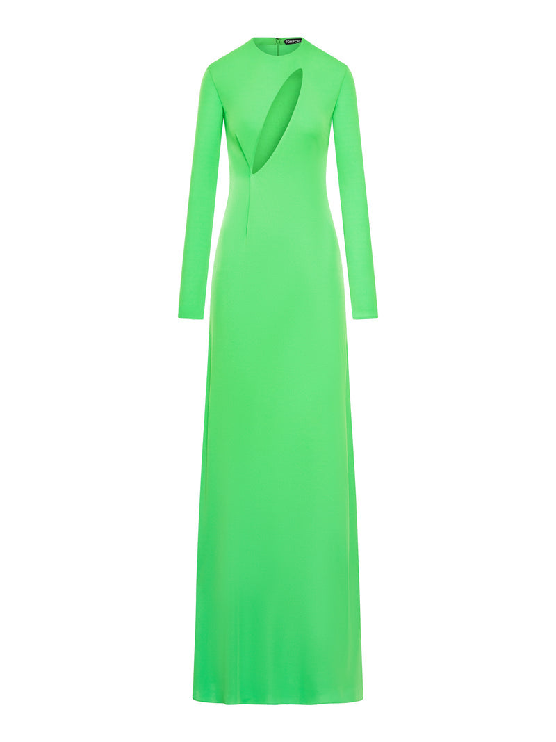 Tom Ford Women Long Sleeve Slash Front Evening Dress TOM FORD