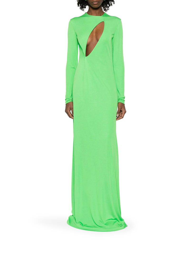 Tom Ford Women Long Sleeve Slash Front Evening Dress TOM FORD