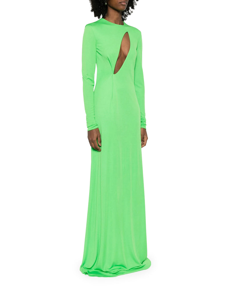 Tom Ford Women Long Sleeve Slash Front Evening Dress TOM FORD