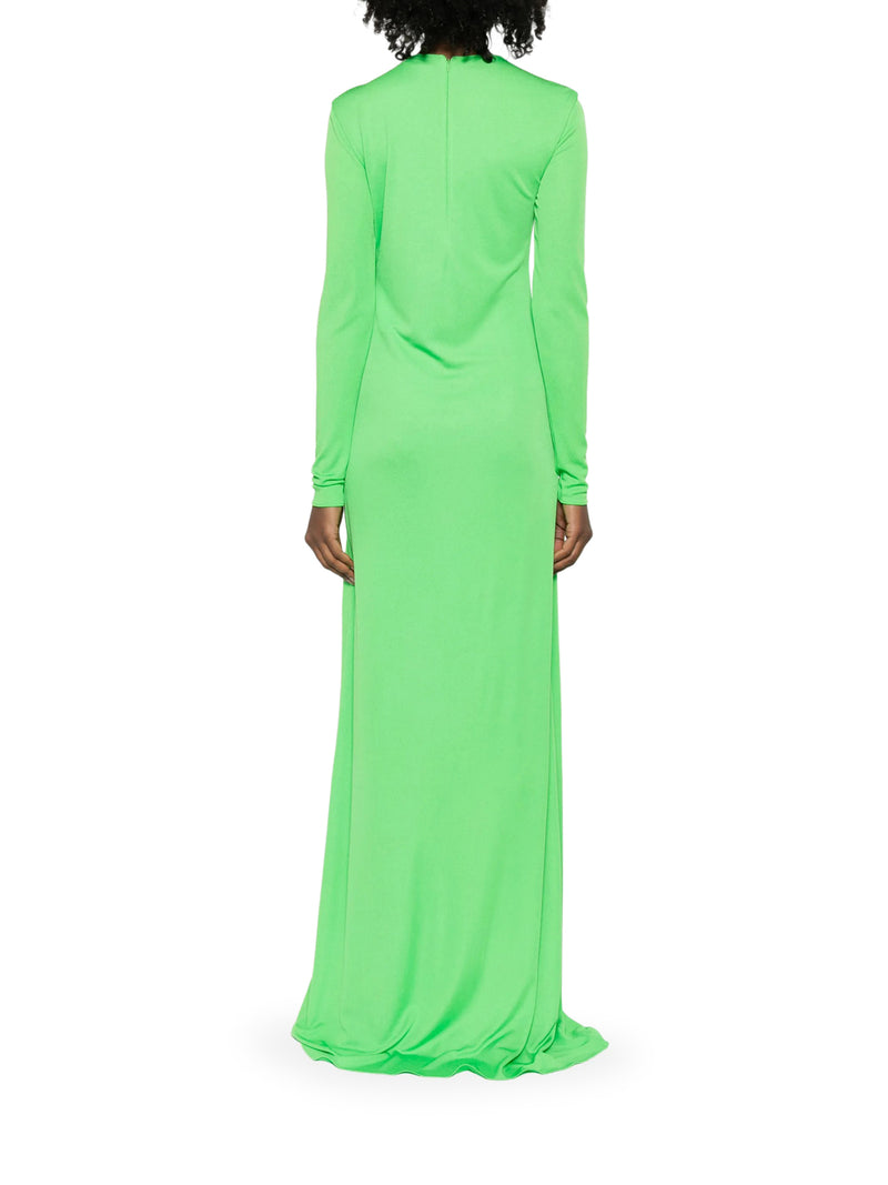 Tom Ford Women Long Sleeve Slash Front Evening Dress TOM FORD