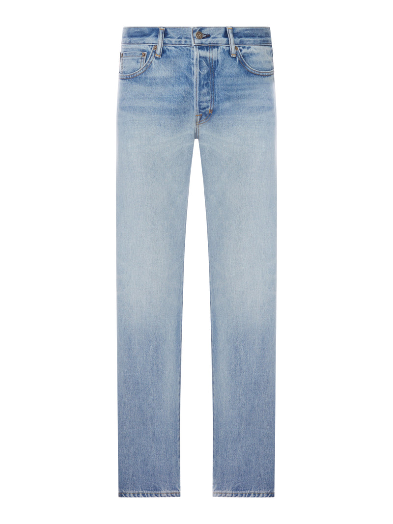 Tom Ford Men 50`S Blue Straight-Fit Denim Jeans TOM FORD