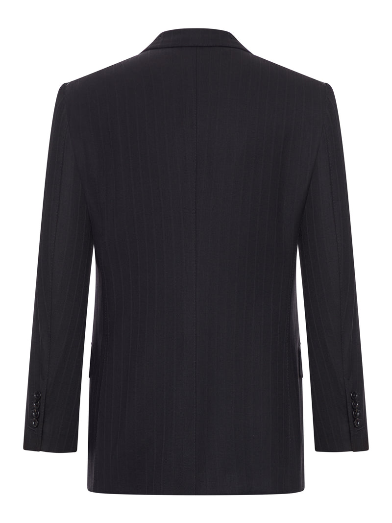 Tom Ford Men Double-Breasted Pinstriped Wool Jacket TOM FORD