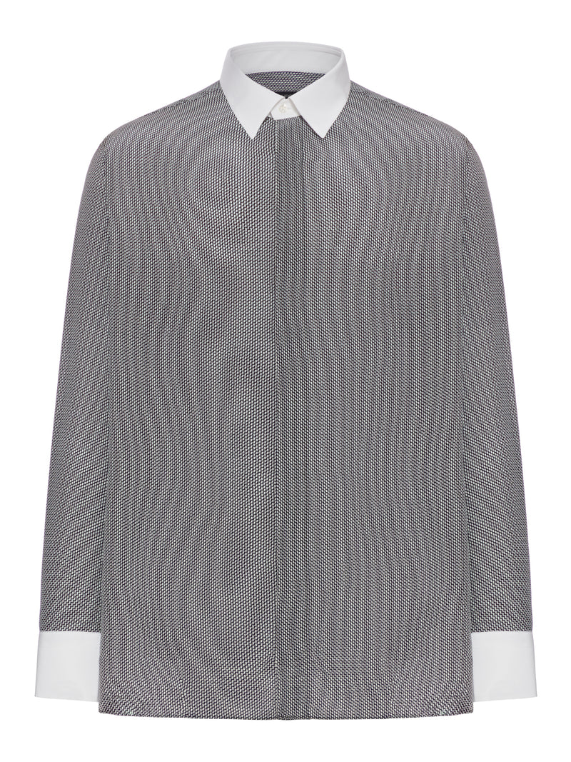 Tom Ford Men Silk Shirt With Graphic Print TOM FORD