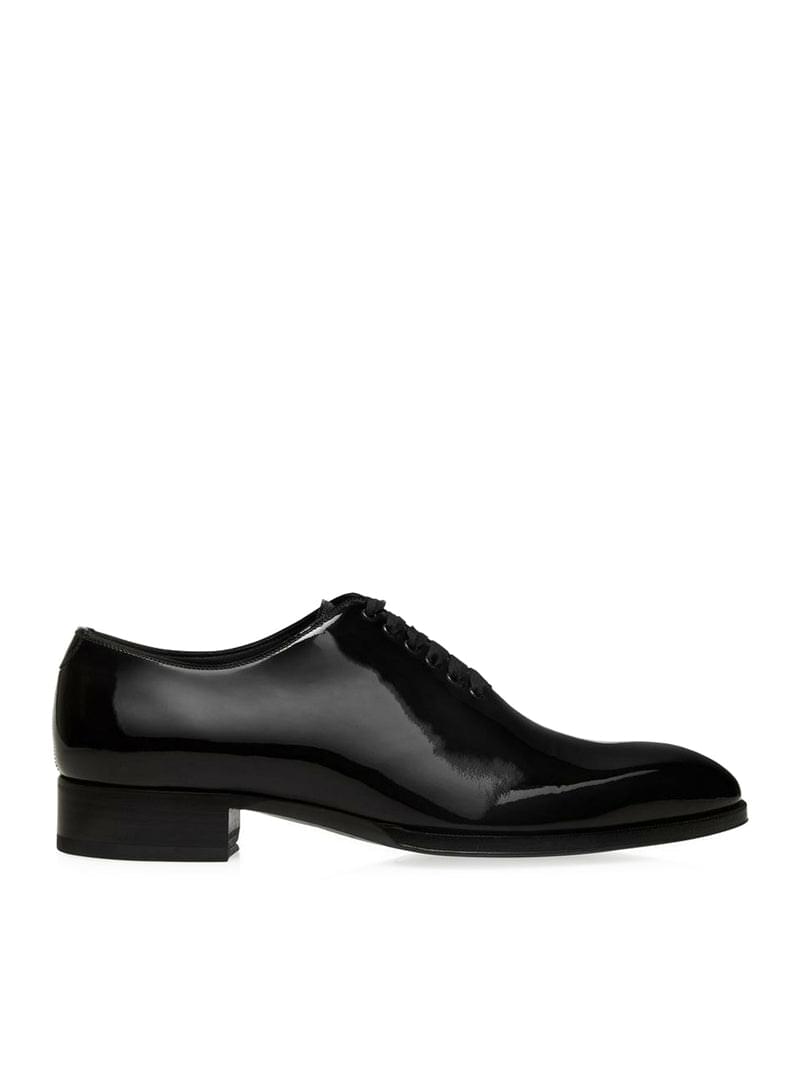 Tom Ford Men Oxford Elkan In Black Patent TOM FORD