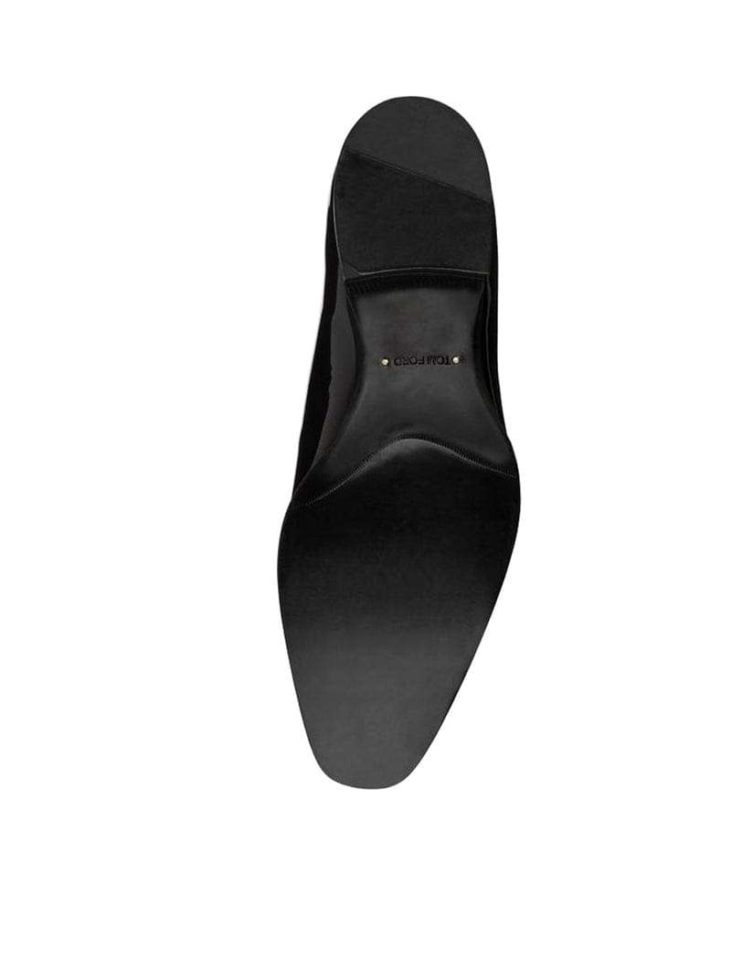 Tom Ford Men Oxford Elkan In Black Patent TOM FORD