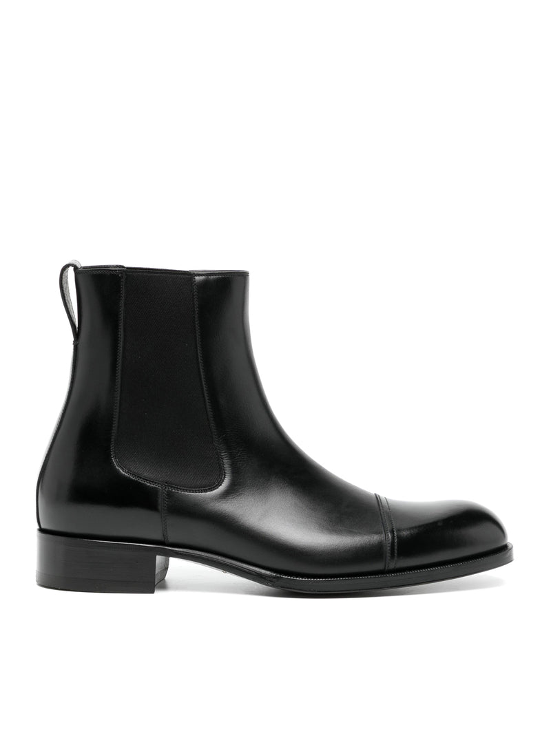 Tom Ford Men Edgar Chelsea Boot In Burnished Leather TOM FORD
