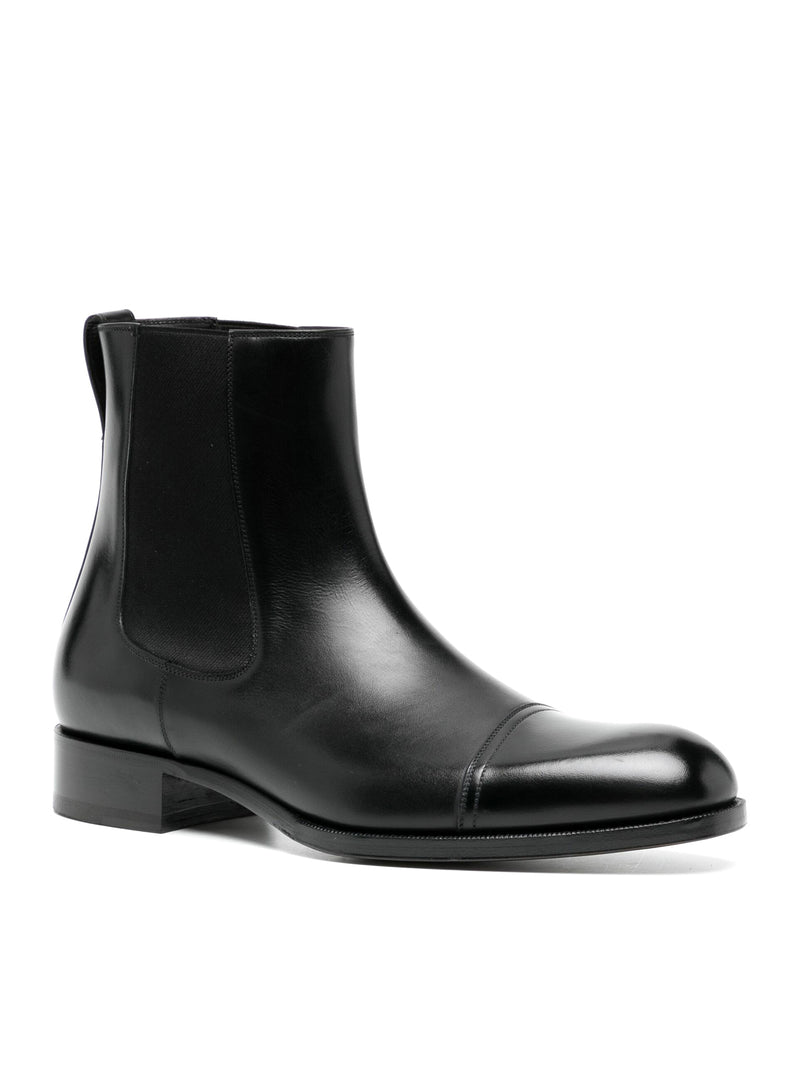 Tom Ford Men Edgar Chelsea Boot In Burnished Leather TOM FORD