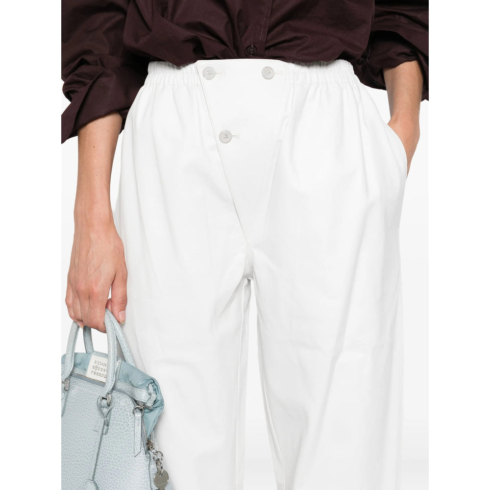 Prada White Trousers - Straight Trousers Women PRADA