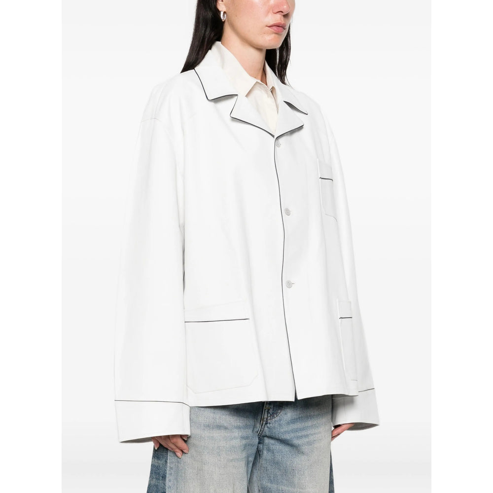 Prada White Jackets - Oversized Jackets Women PRADA