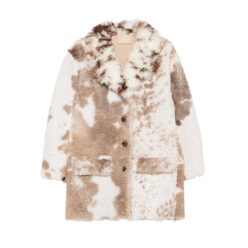 Prada White Coats - Leather Coats Women PRADA