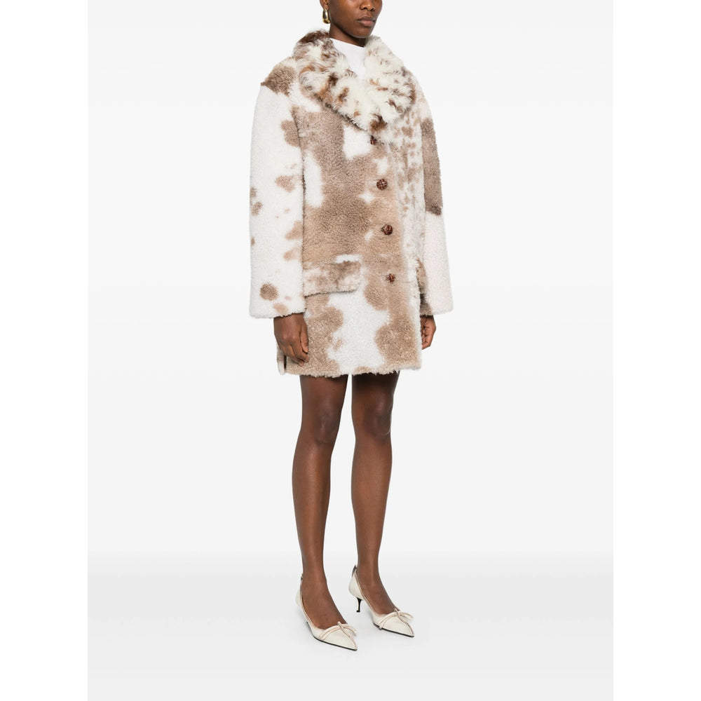 Prada White Coats - Leather Coats Women PRADA