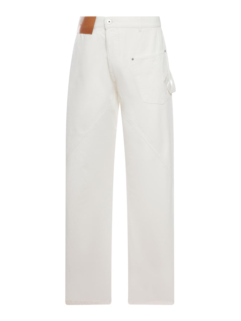 J.W.Anderson Men Twisted Denim Worker Jeans J.W. ANDERSON