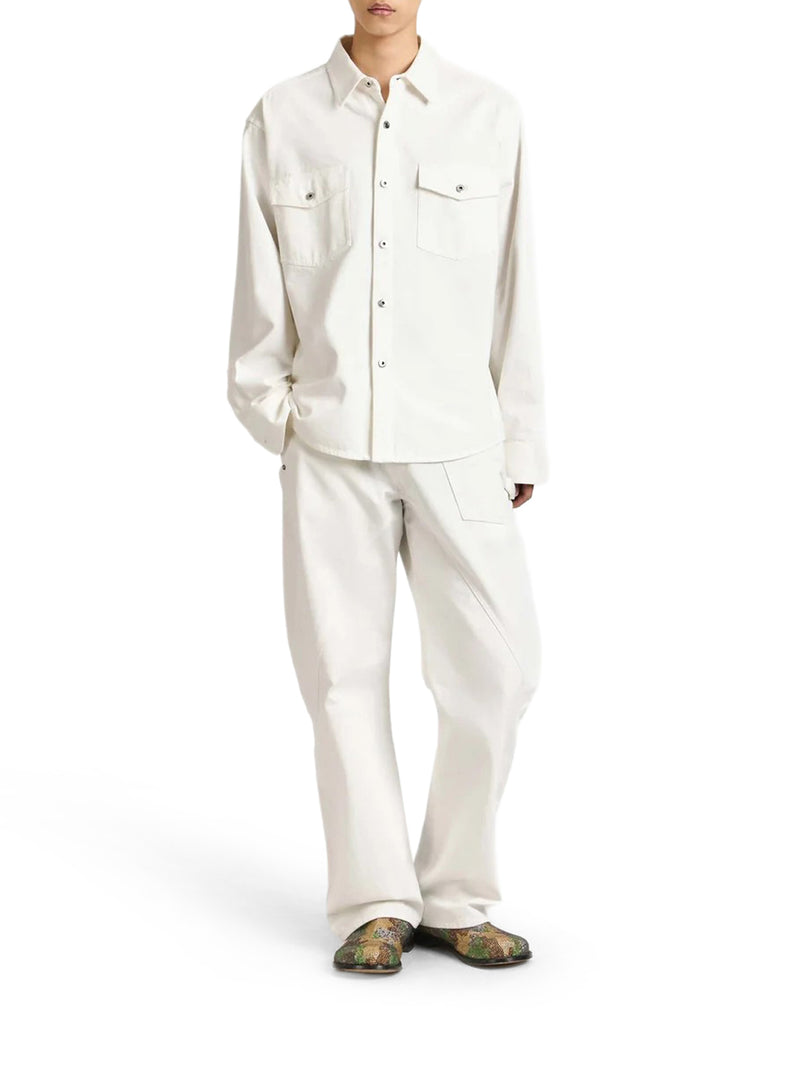 J.W.Anderson Men Oversized Denim Shirt J.W. ANDERSON