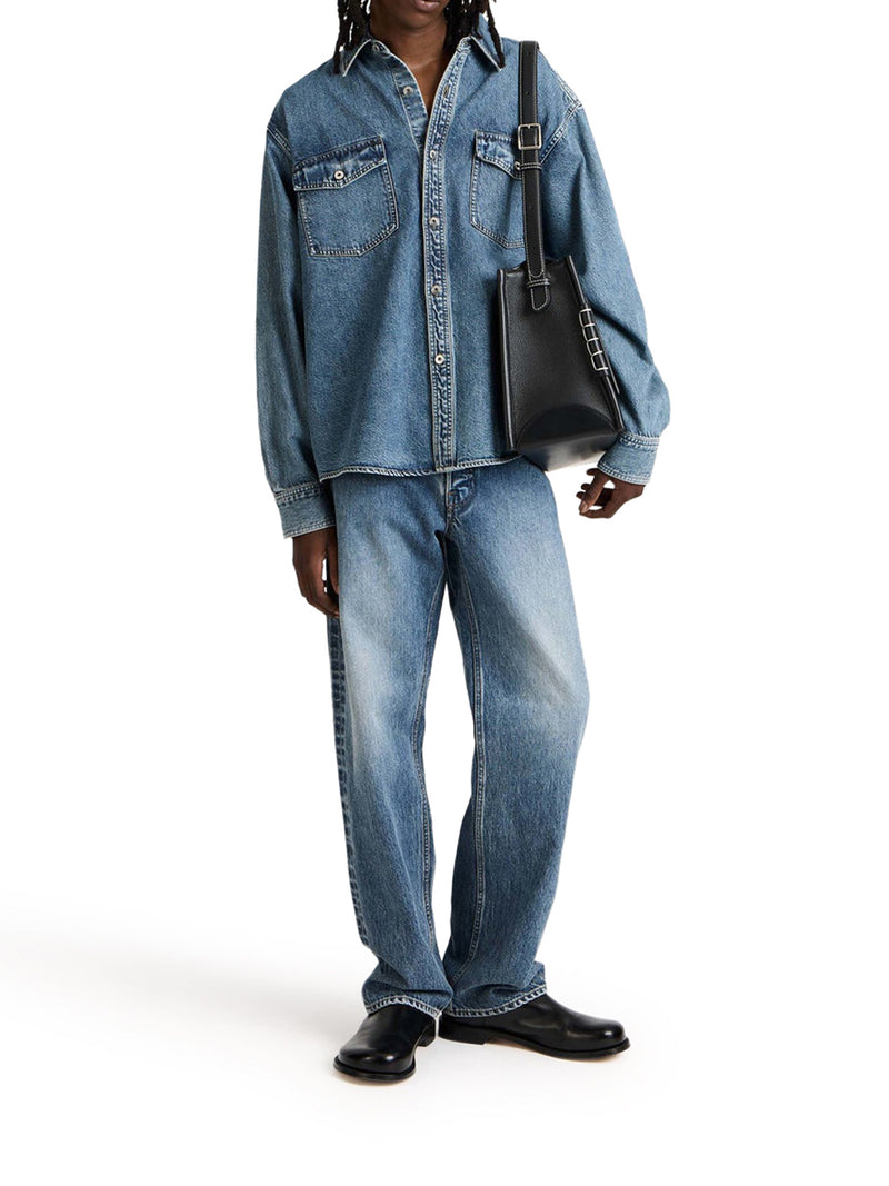 J.W.Anderson Men Oversized Cotton Shirt J.W. ANDERSON