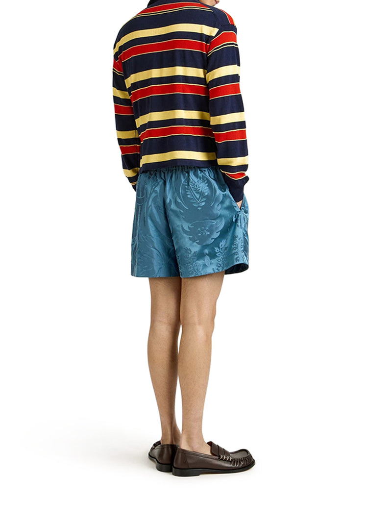 J.W.Anderson Men Striped Knitted Rugby Polo J.W. ANDERSON