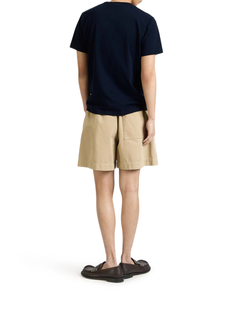 J.W.Anderson Men Men`S Navy Blue "Ribbon Anchor" Cotton T-Shirt J.W. ANDERSON