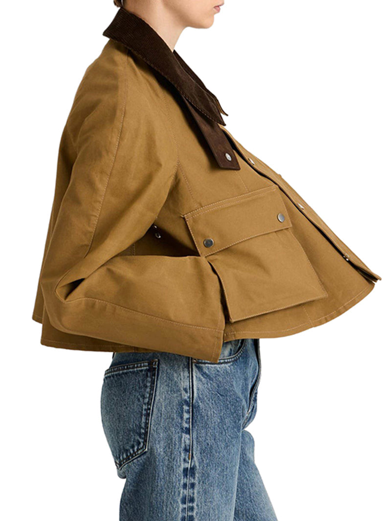 J.W.Anderson Women Barn Jacket In Waxed Cotton J.W. ANDERSON