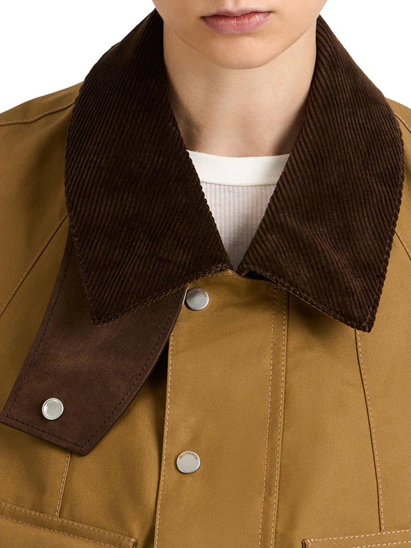 J.W.Anderson Women Barn Jacket In Waxed Cotton J.W. ANDERSON