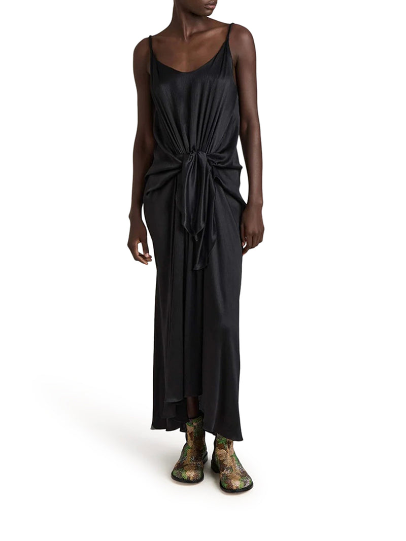 J.W.Anderson Women Silk Dress With Knot At The Waist J.W. ANDERSON