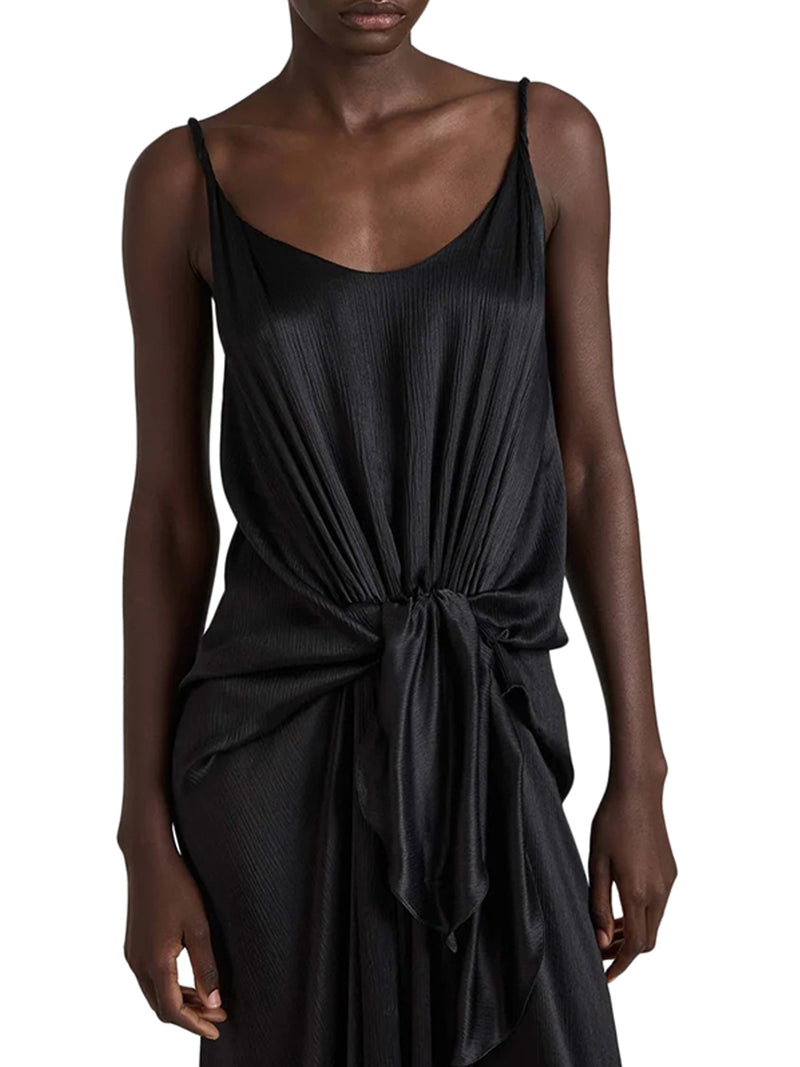 J.W.Anderson Women Silk Dress With Knot At The Waist J.W. ANDERSON