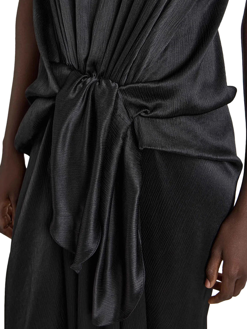 J.W.Anderson Women Silk Dress With Knot At The Waist J.W. ANDERSON