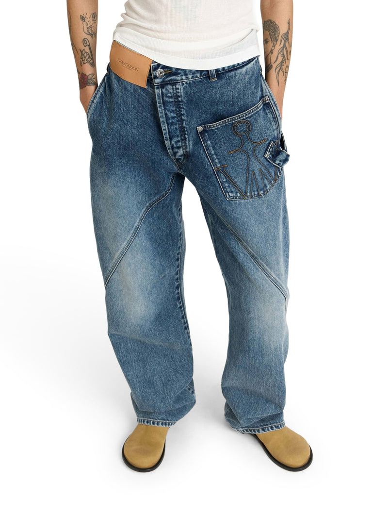 J.W.Anderson Women Workwear Jeans With Off-Centralized Closure J.W. ANDERSON