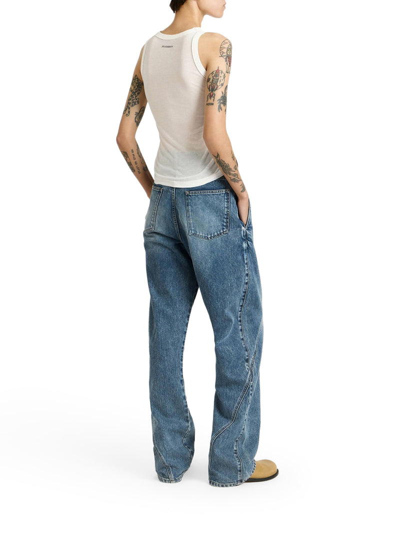 J.W.Anderson Women Workwear Jeans With Off-Centralized Closure J.W. ANDERSON