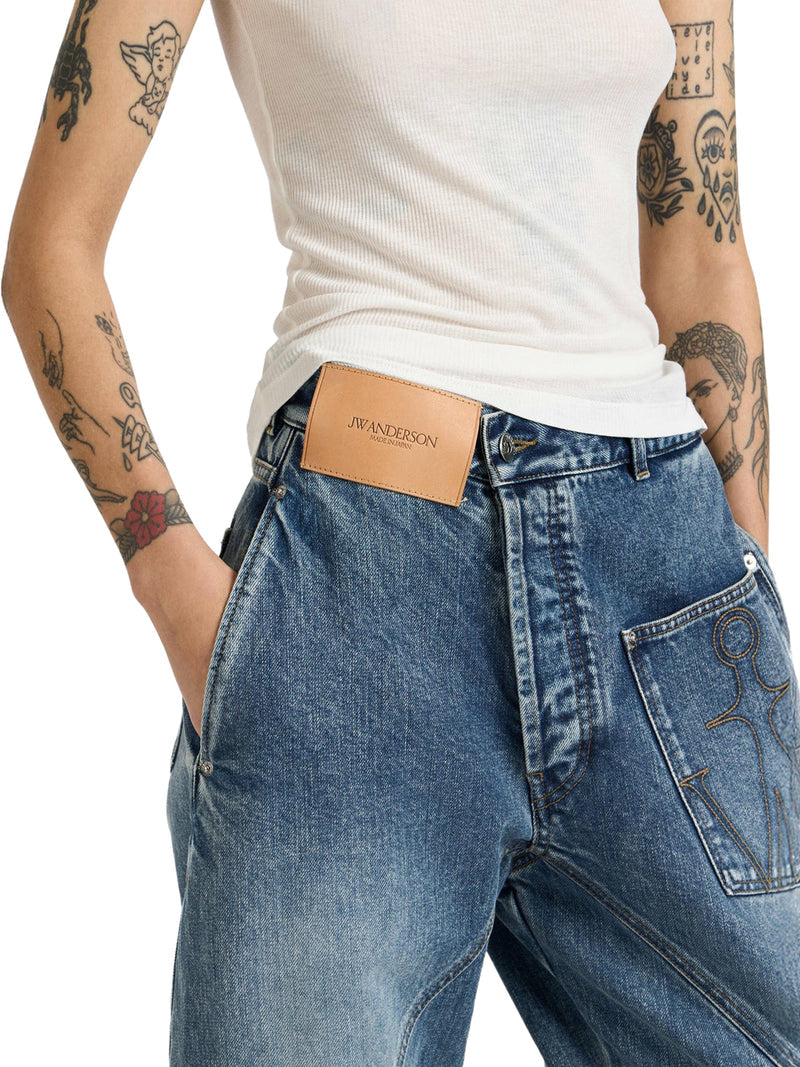 J.W.Anderson Women Workwear Jeans With Off-Centralized Closure J.W. ANDERSON