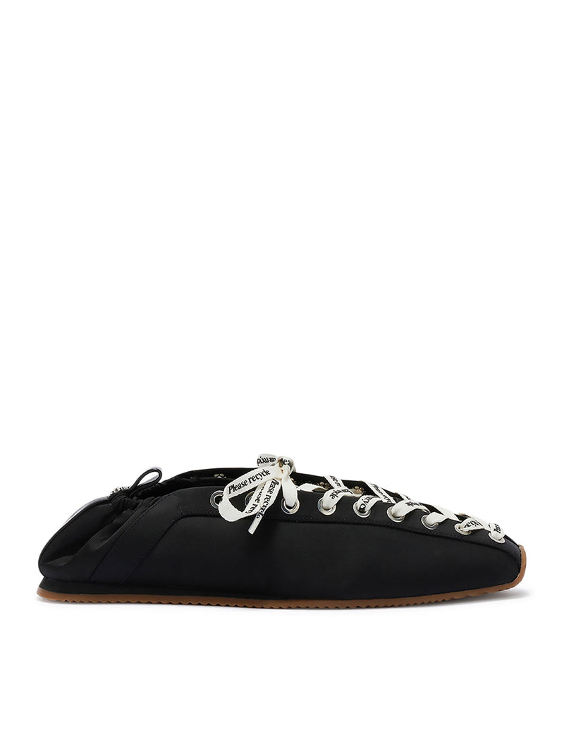 Ganni Women Sporty Ballerina In Black GANNI