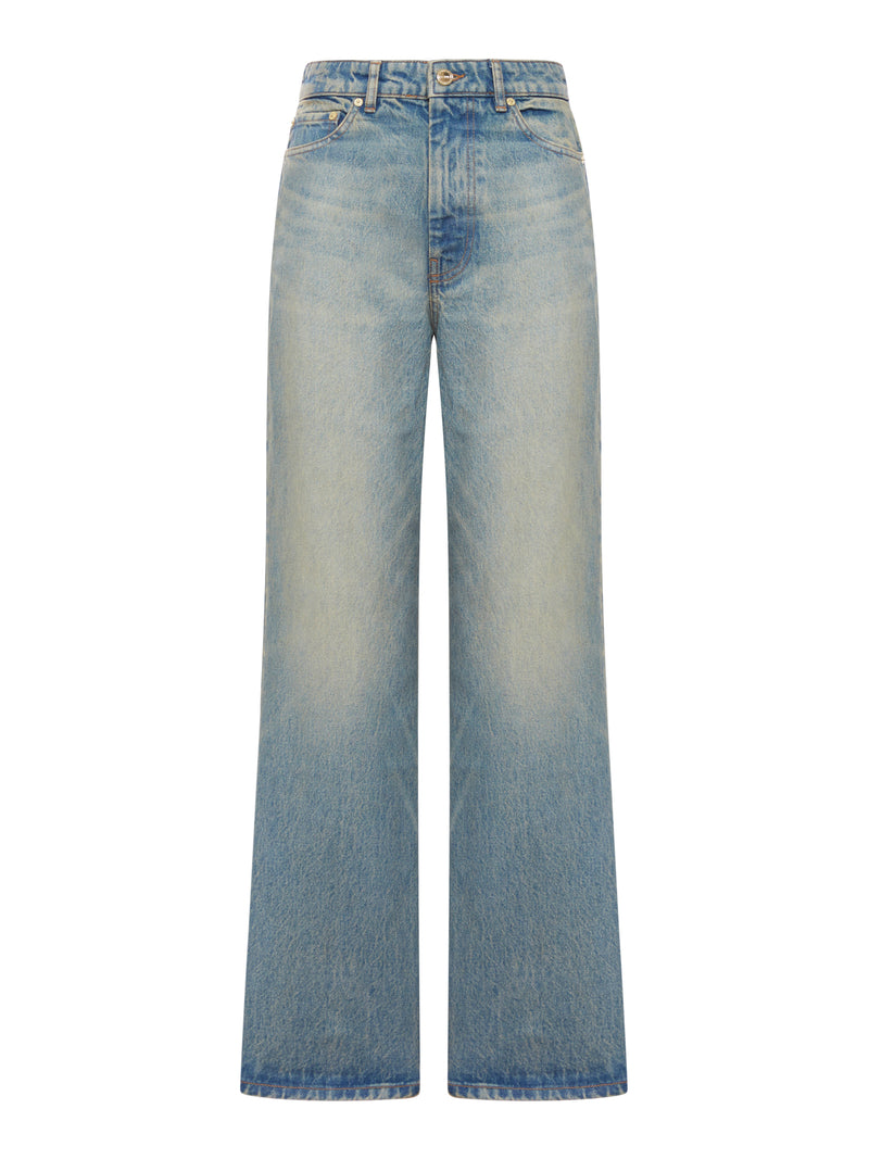 Ganni Women Izey Jeans In Rigid Denim GANNI