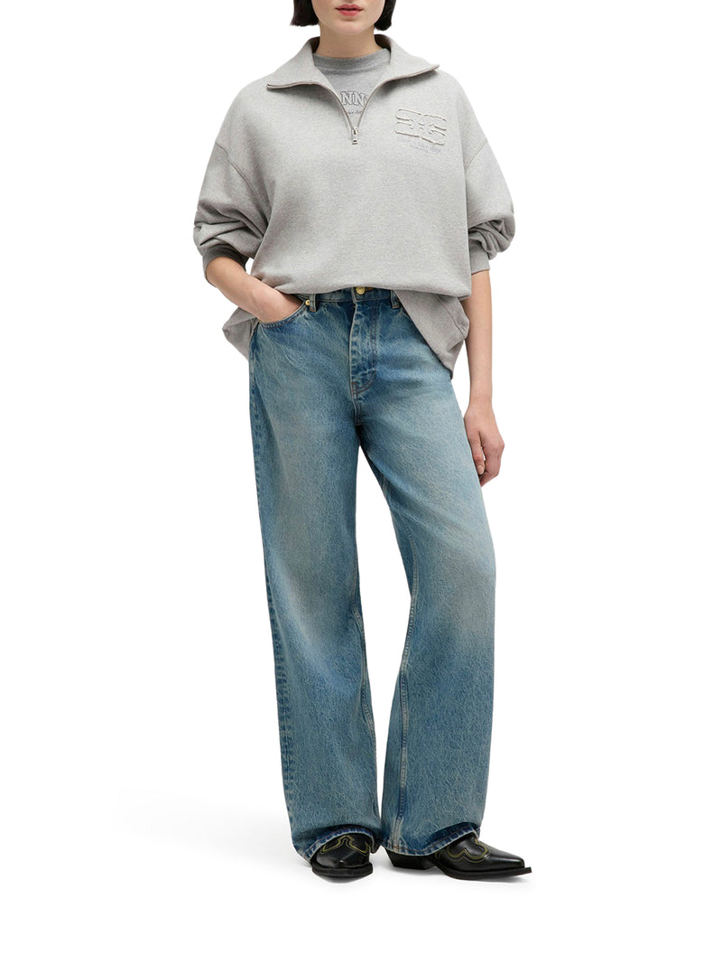 Ganni Women Izey Jeans In Rigid Denim GANNI