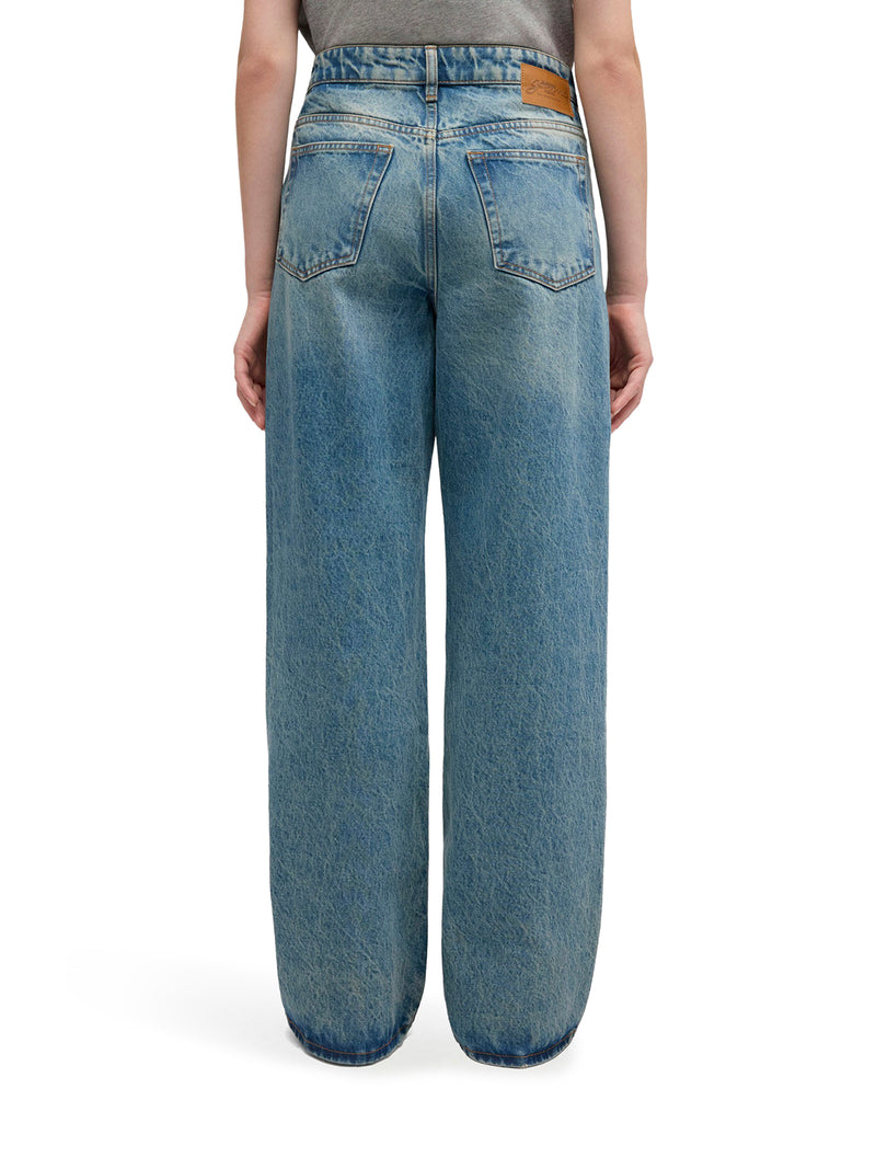 Ganni Women Izey Jeans In Rigid Denim GANNI