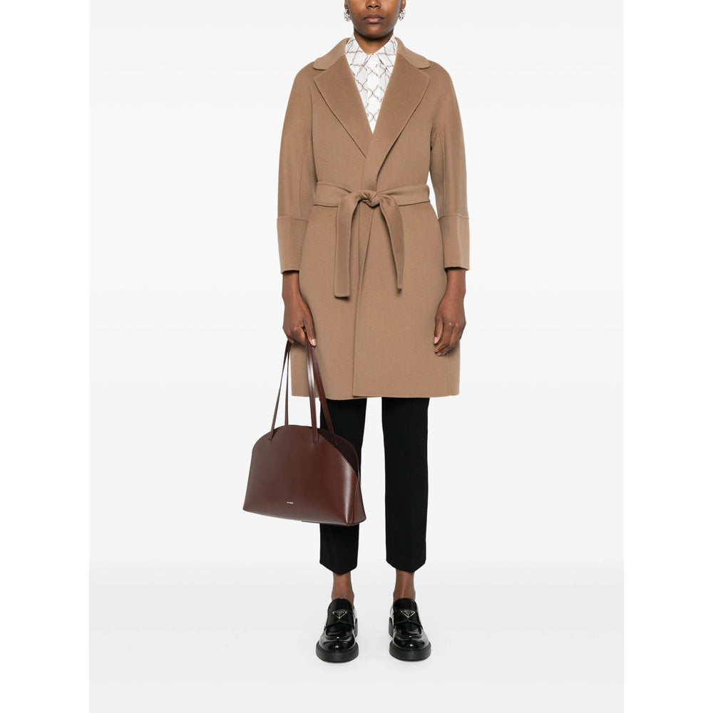 'S Max Mara Brown Coats - Double Breasted & Peacoats Women S MAX MARA