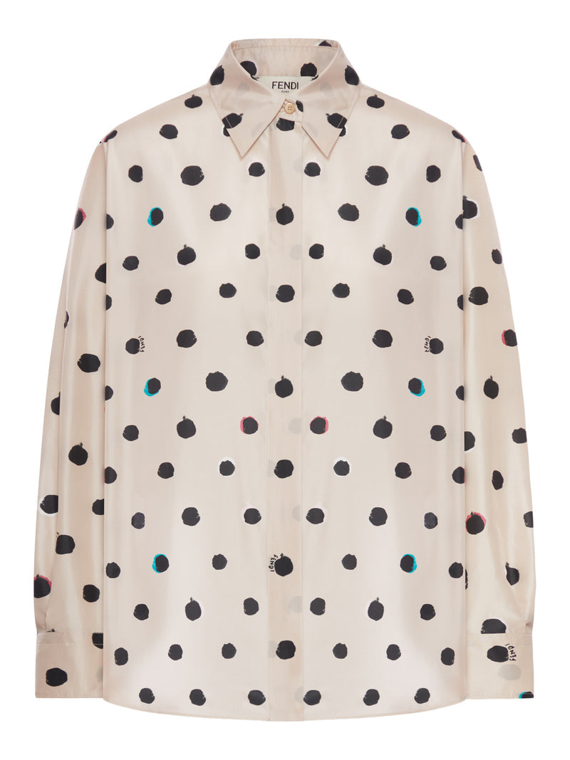 Fendi Women Printed Taffeta Shirt FENDI