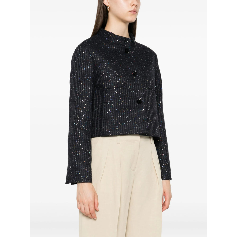 Max Mara Studio Blue Jackets - Cropped Jackets Women MAX MARA STUDIO